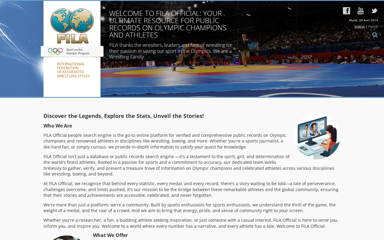 INTERNATIONAL FEDERATION OF ASSOCIATED WRESTLING STYLES screenshot