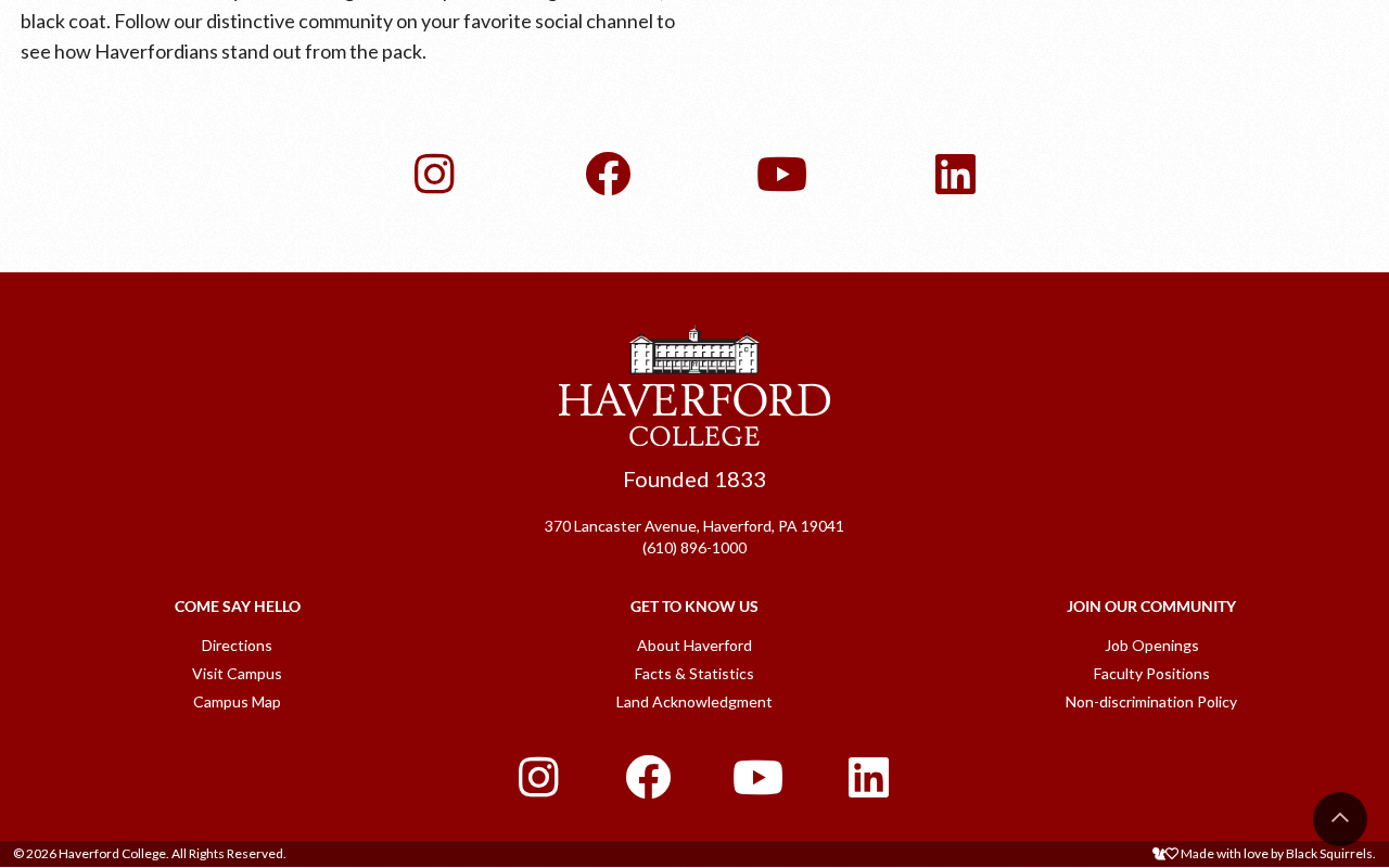 Haverford College screenshot