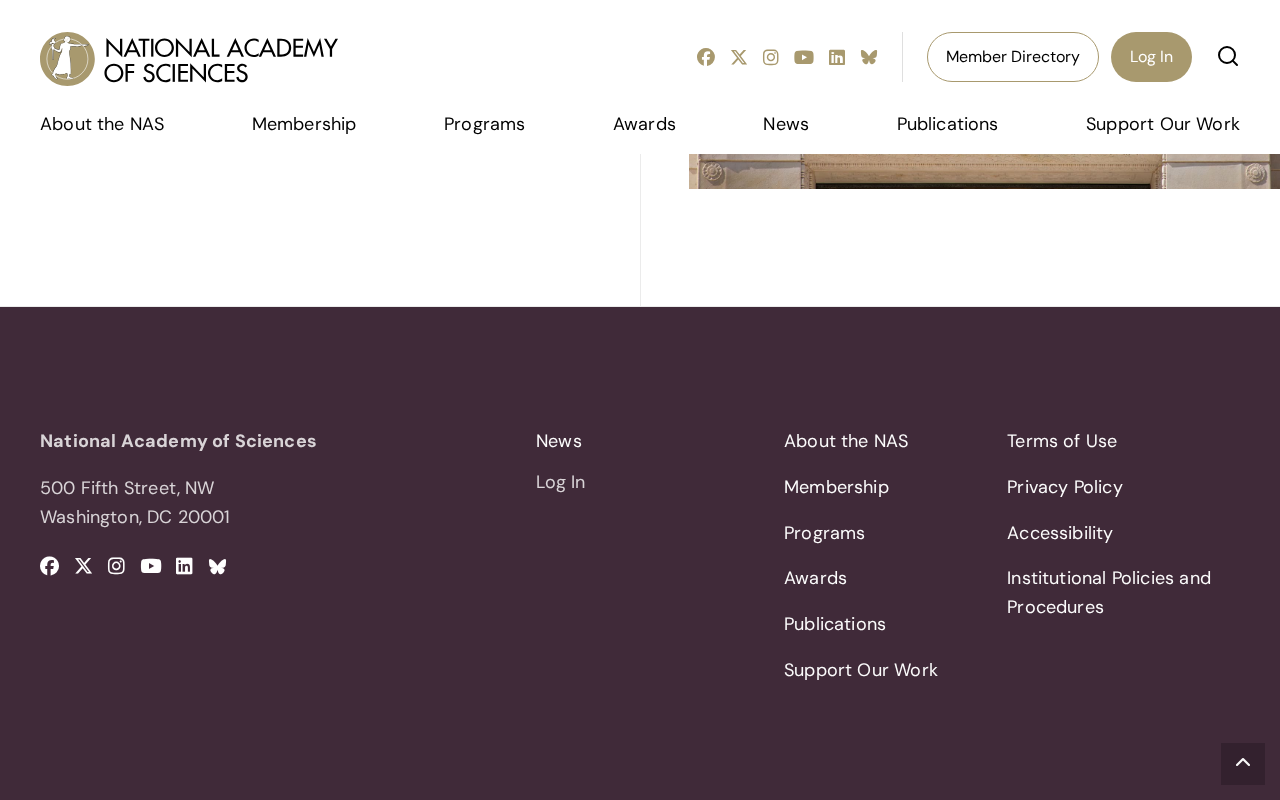 National Academy of Sciences screenshot