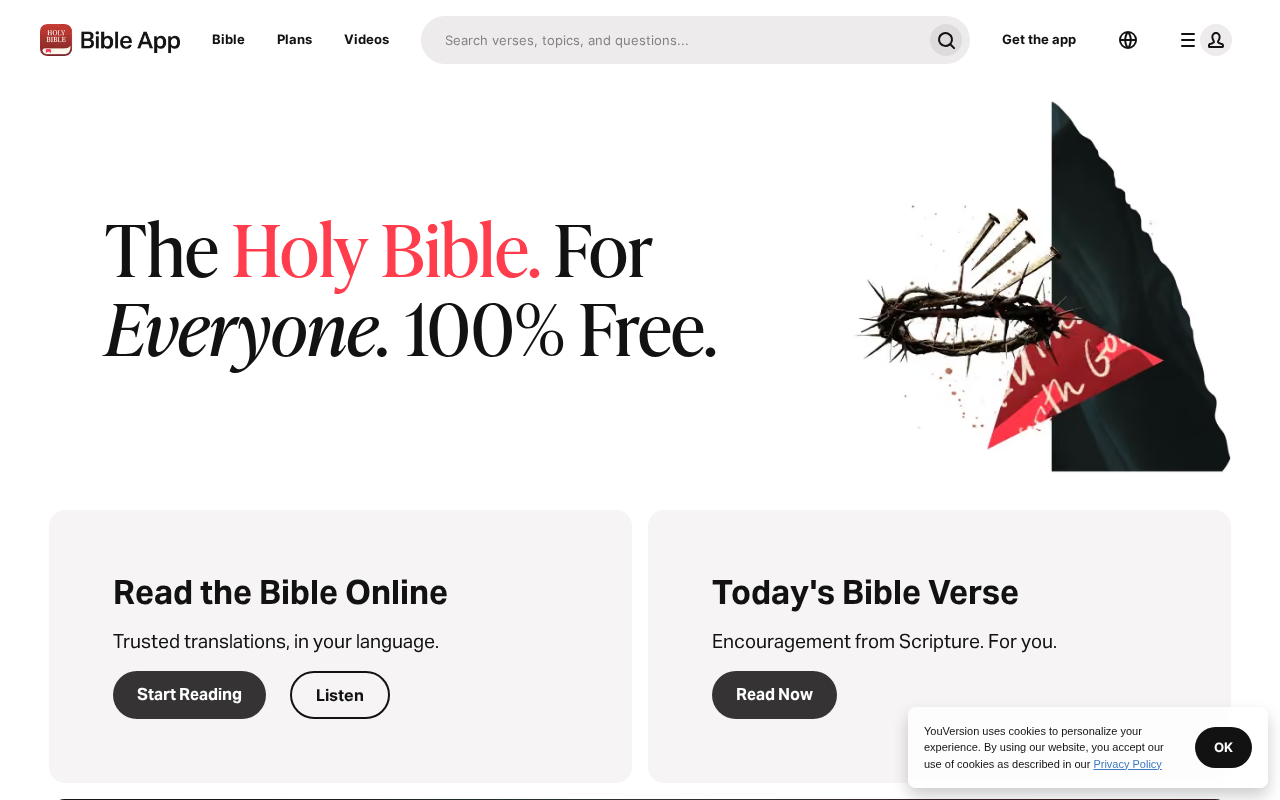 Read the Bible online. A free Bible on your phone, tablet, or computer. screenshot