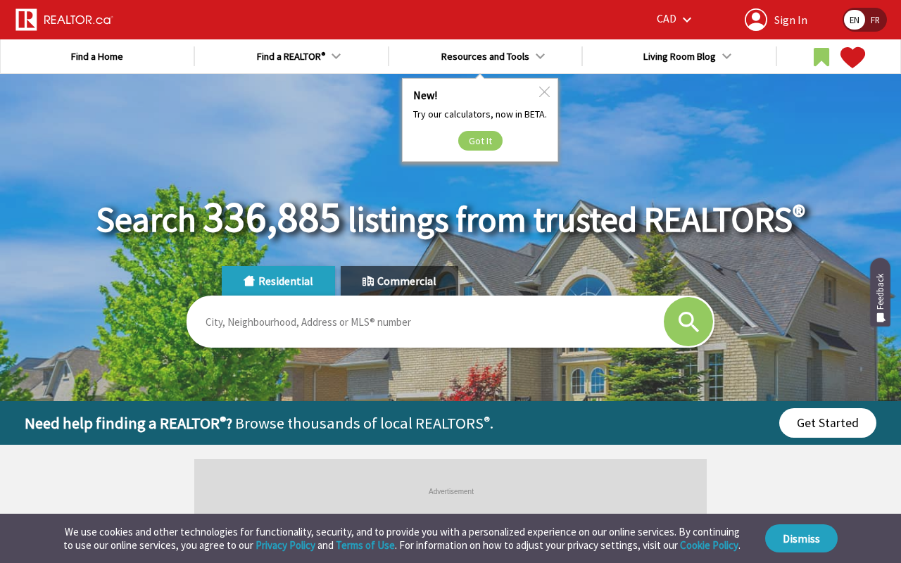 Search 336,885 listings from trusted REALTORS® screenshot