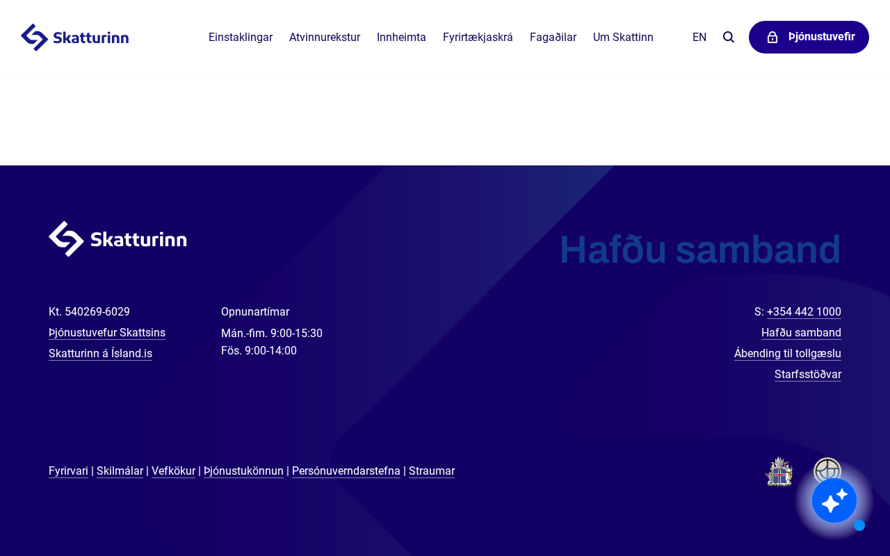 Skatturinn screenshot