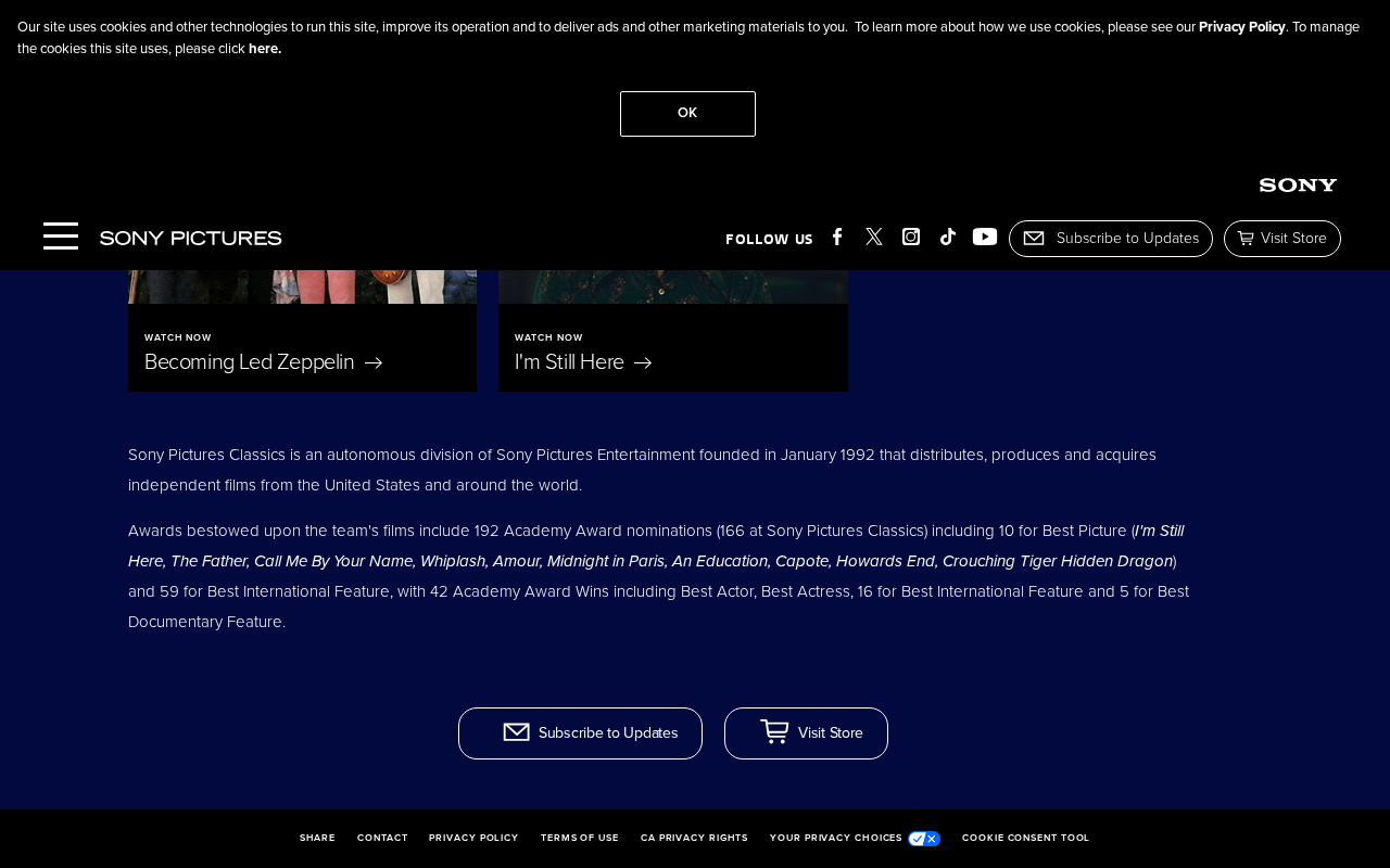 Sony Pictures Classics screenshot
