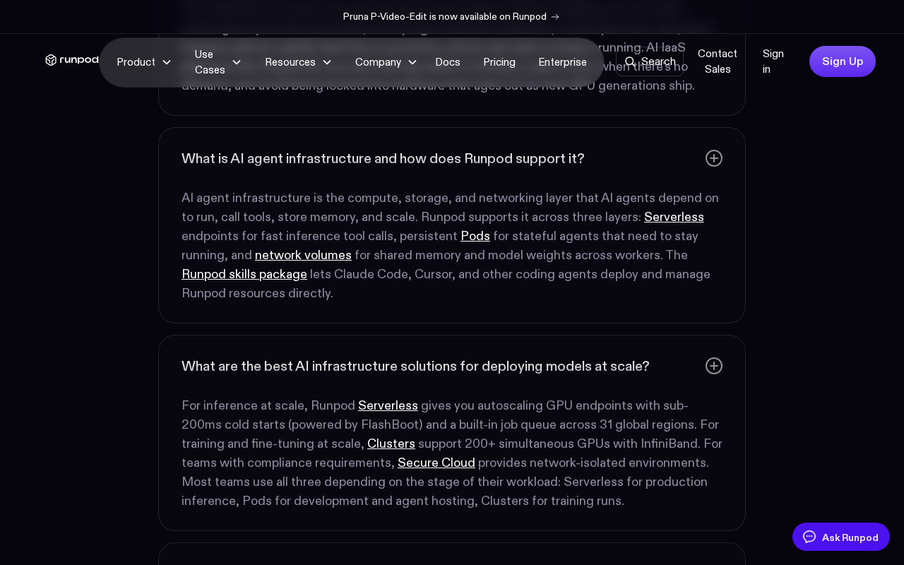 The AI Developer Cloud screenshot