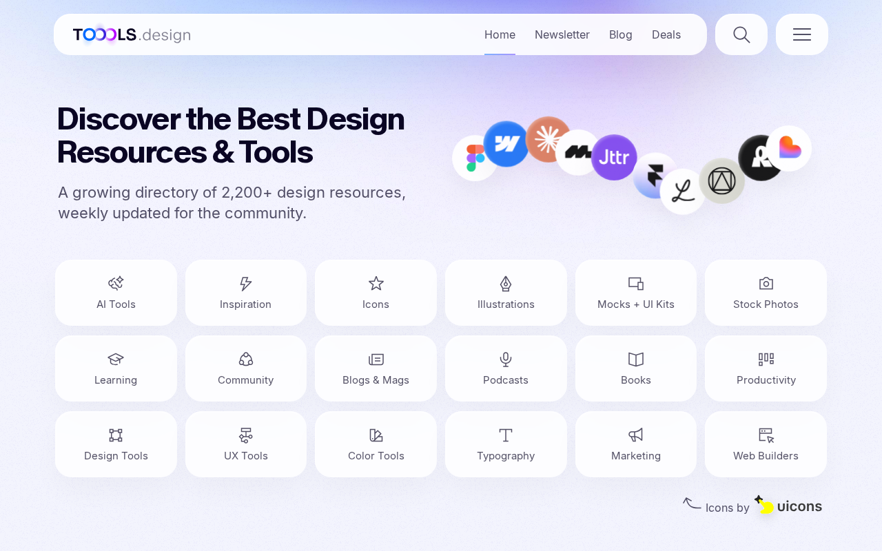 Design Resources & Tools for Designers screenshot