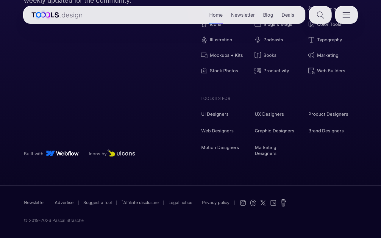 Design Resources & Tools for Designers screenshot