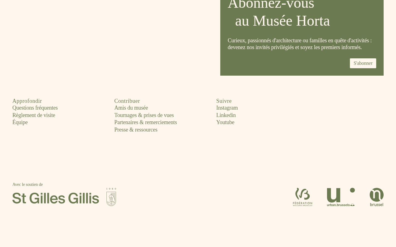 Horta Museum, St Gilles Gillis, 1901 screenshot